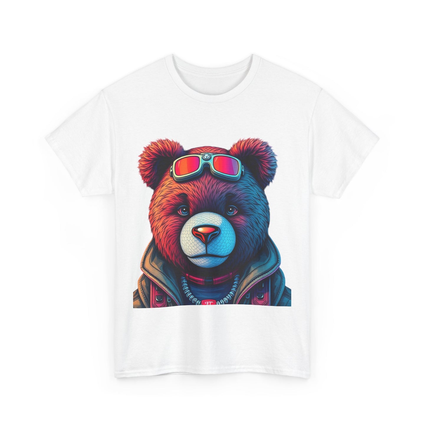 Tee: Hip Hop Teddy Bears Graphic Print