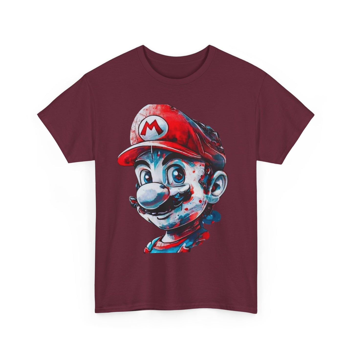 Retro Marios Graphic Unisex Heavy Cotton Tee