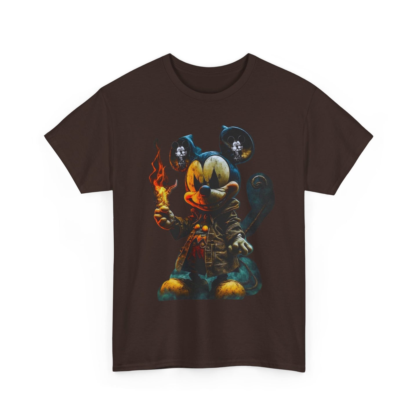 Pirate Mickey Unisex Heavy Cotton Tee - Fun & Quirky Graphic T-Shirt for Disney Lovers