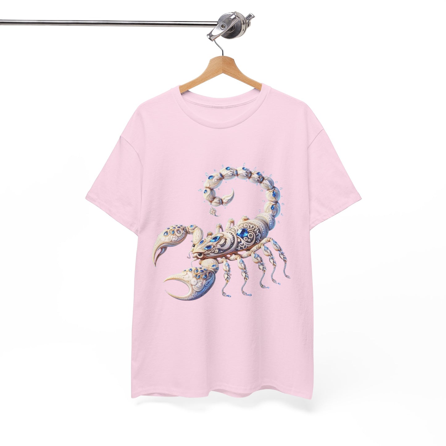 Scorpio Zodiac Unisex Heavy Cotton Tee – Astrology Inspired Casual Wear