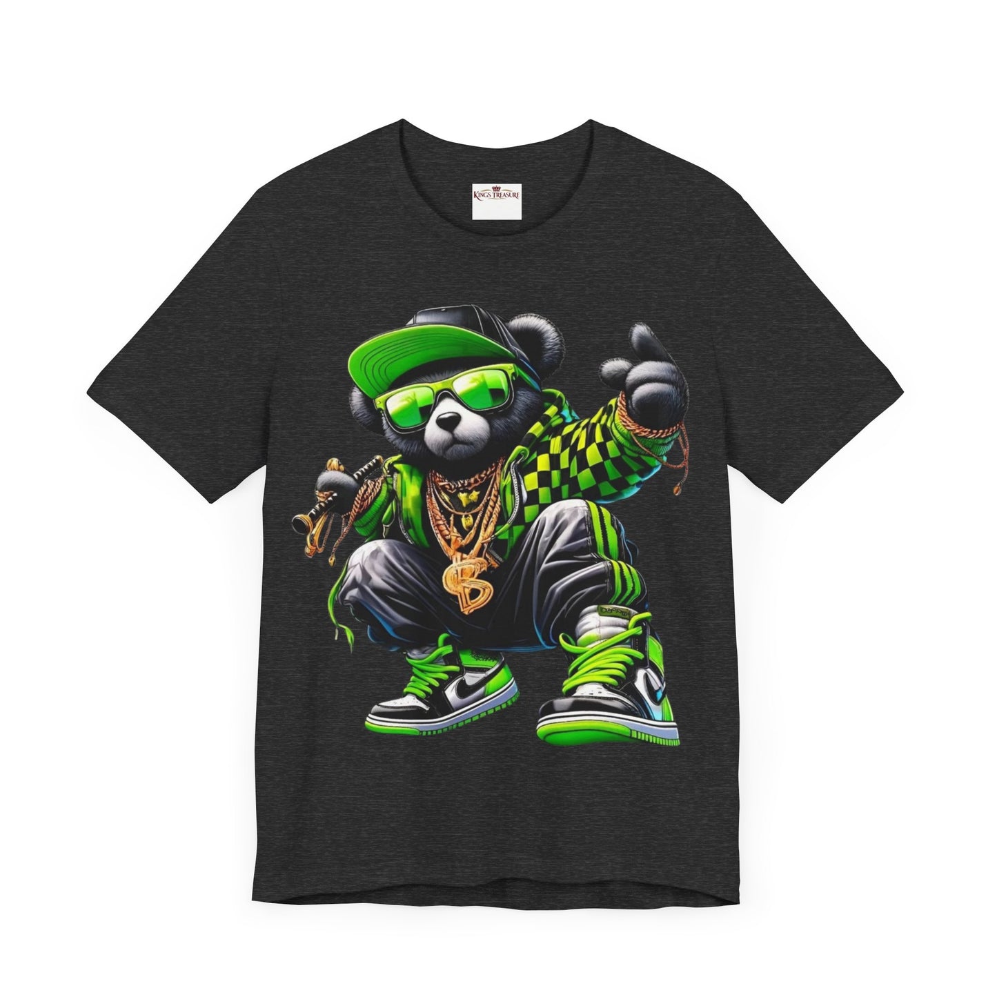 t-shirt the green teddy bear