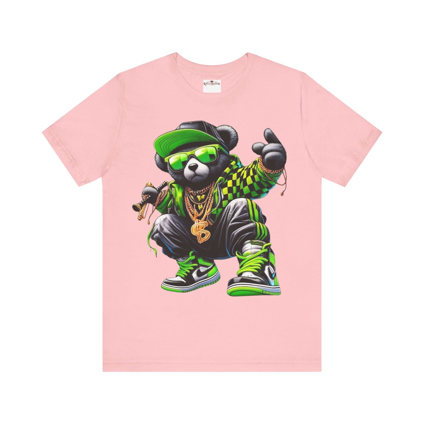 t-shirt the green teddy bear