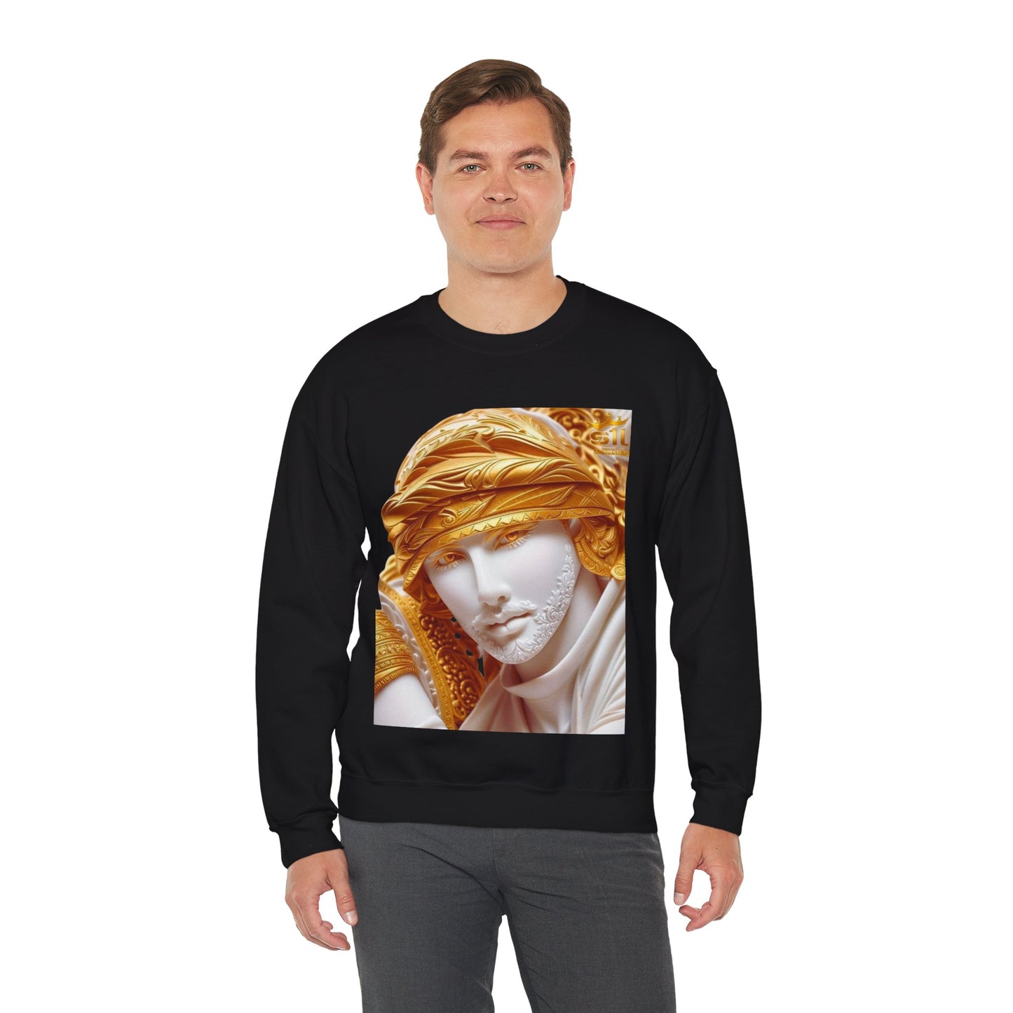 Gold statue Crewneck Sweatshirt