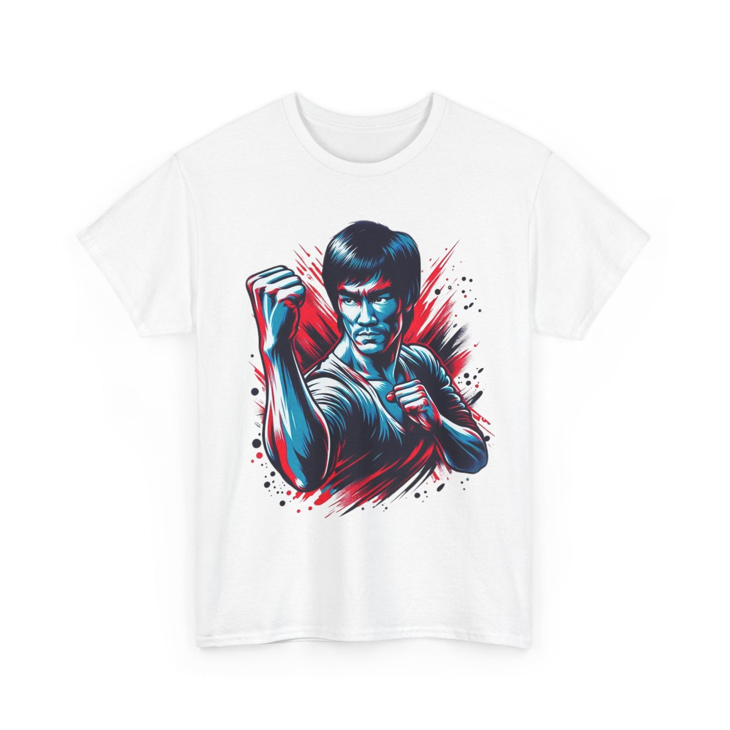 Unisex Heavy Cotton Tee - Bruce Lee Inspired Martial Arts Graphic T-Shirt