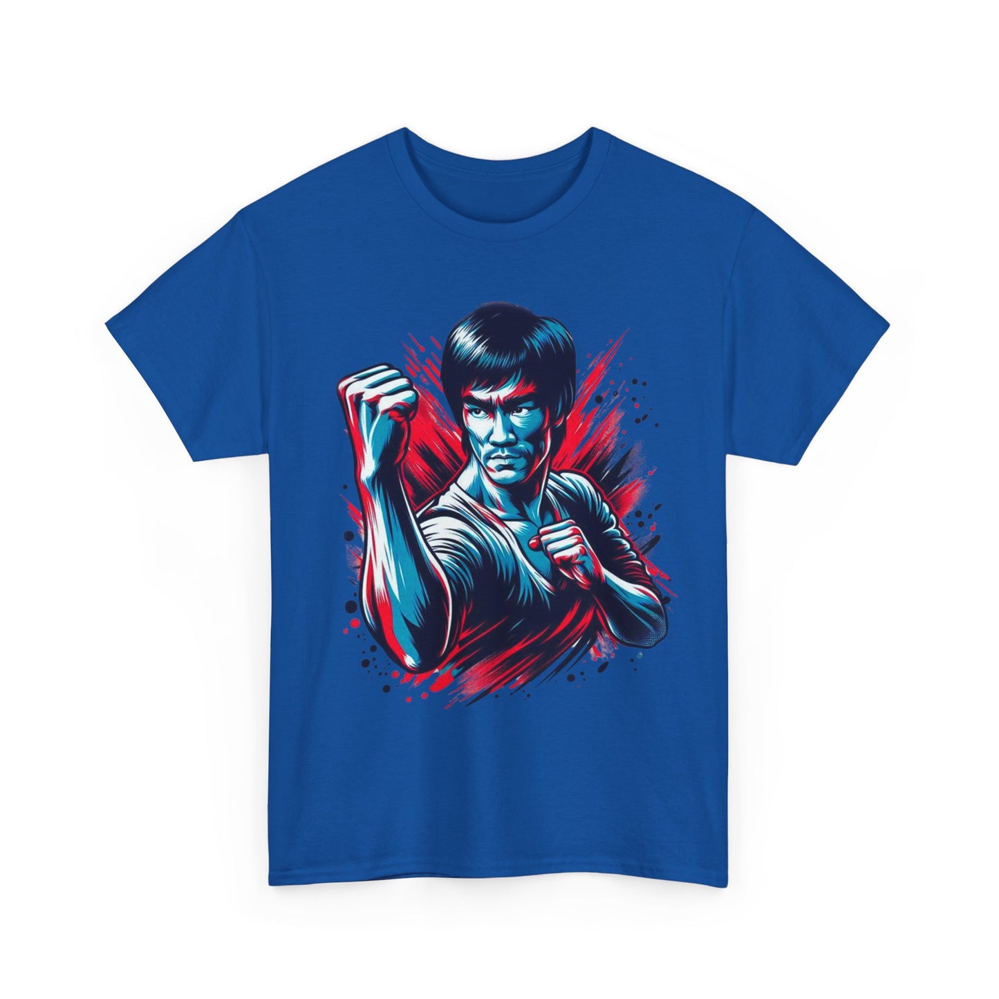 Unisex Heavy Cotton Tee - Bruce Lee Inspired Martial Arts Graphic T-Shirt