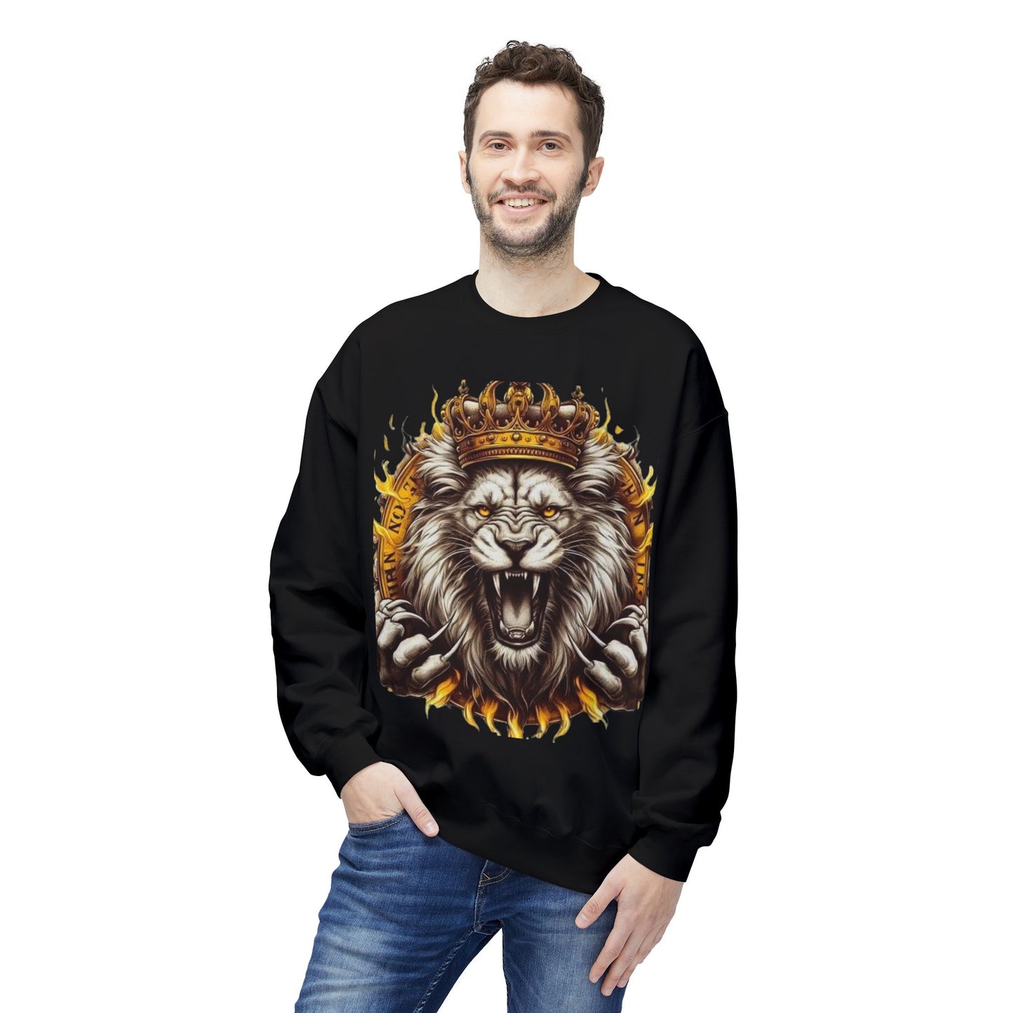 Sweatshirt - FIRE LION Design