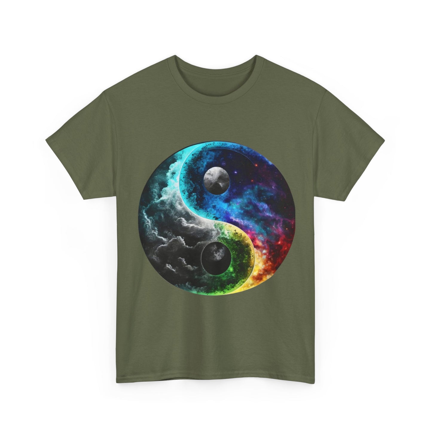 Unisex Heavy Cotton T-shirt yin and yang