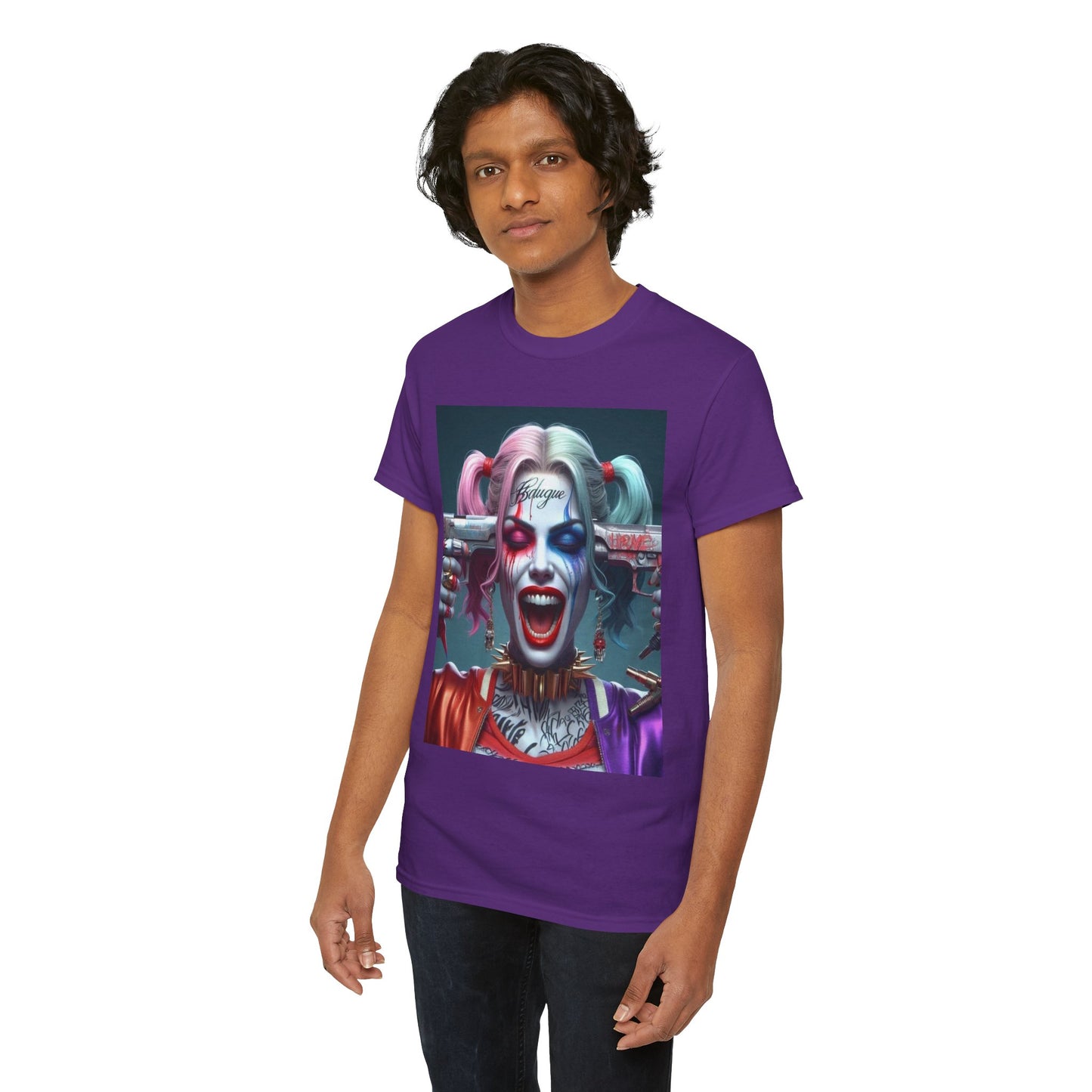 Unisex Heavy Cotton T-shirt joker lady