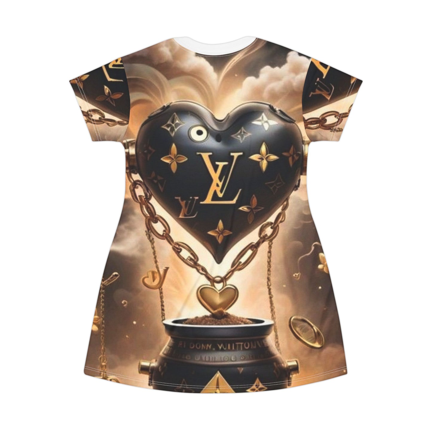 T-Shirt Dress LV PRINTED