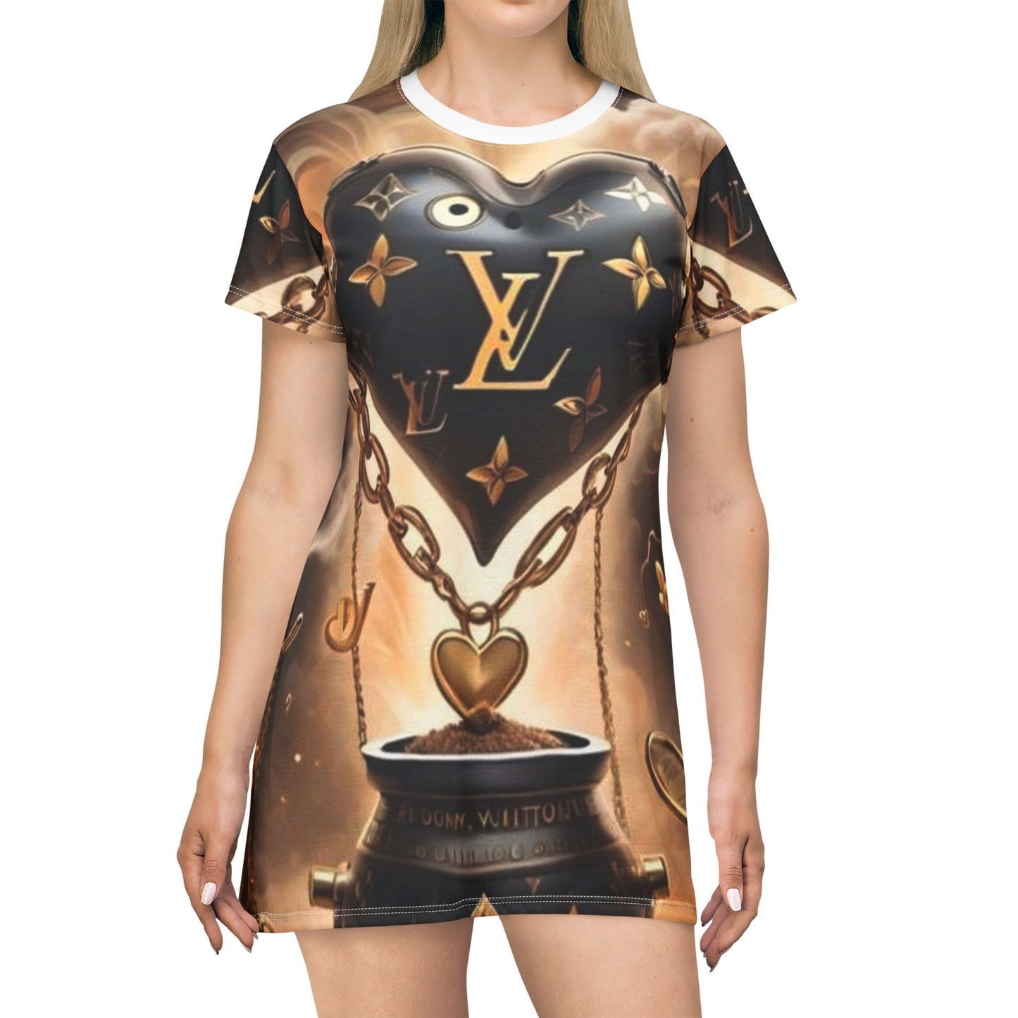 T-Shirt Dress LV PRINTED