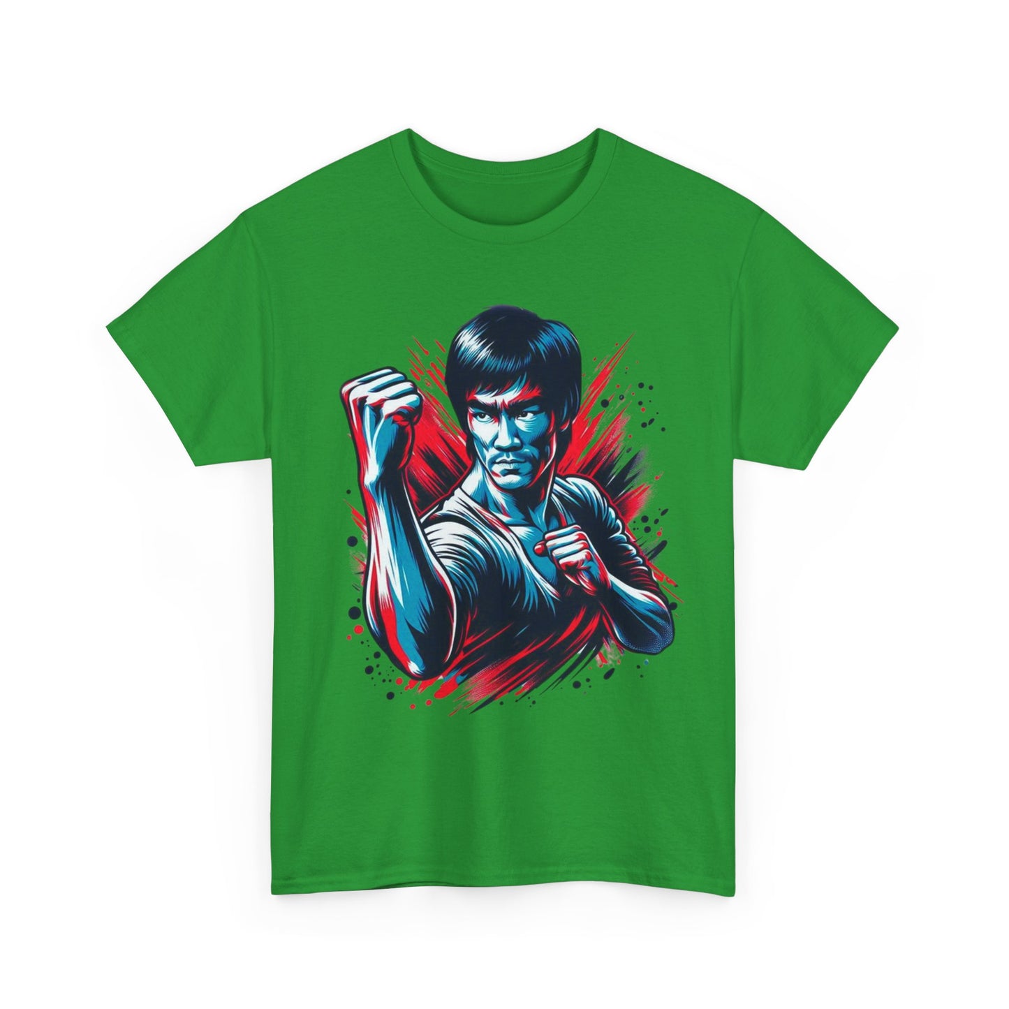 Unisex Heavy Cotton Tee - Bruce Lee Inspired Martial Arts Graphic T-Shirt