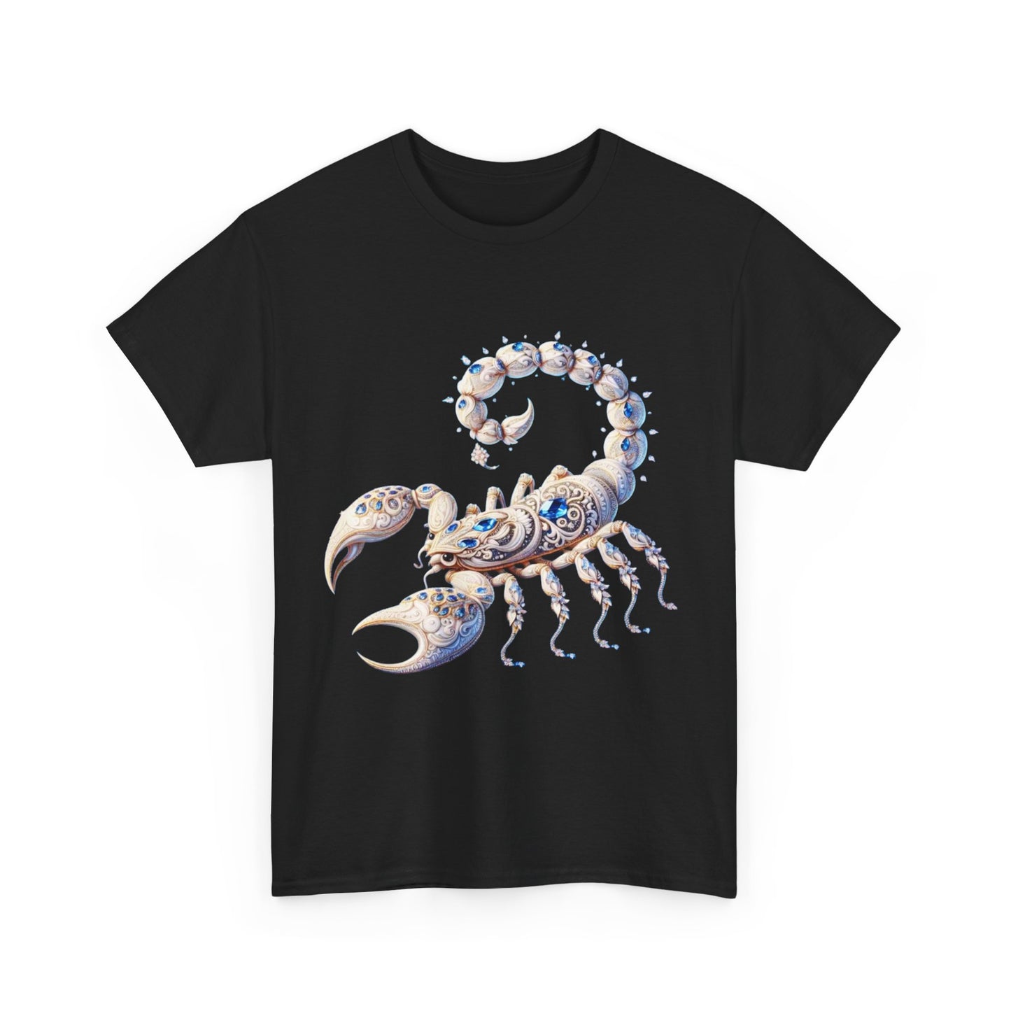 Scorpio Zodiac Unisex Heavy Cotton Tee – Astrology Inspired Casual Wear