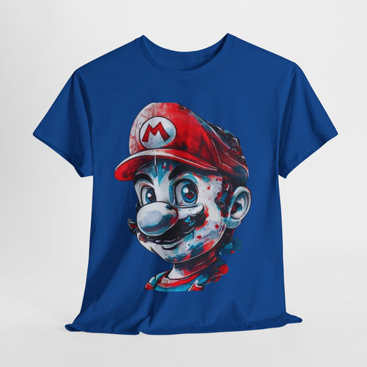 Retro Marios Graphic Unisex Heavy Cotton Tee