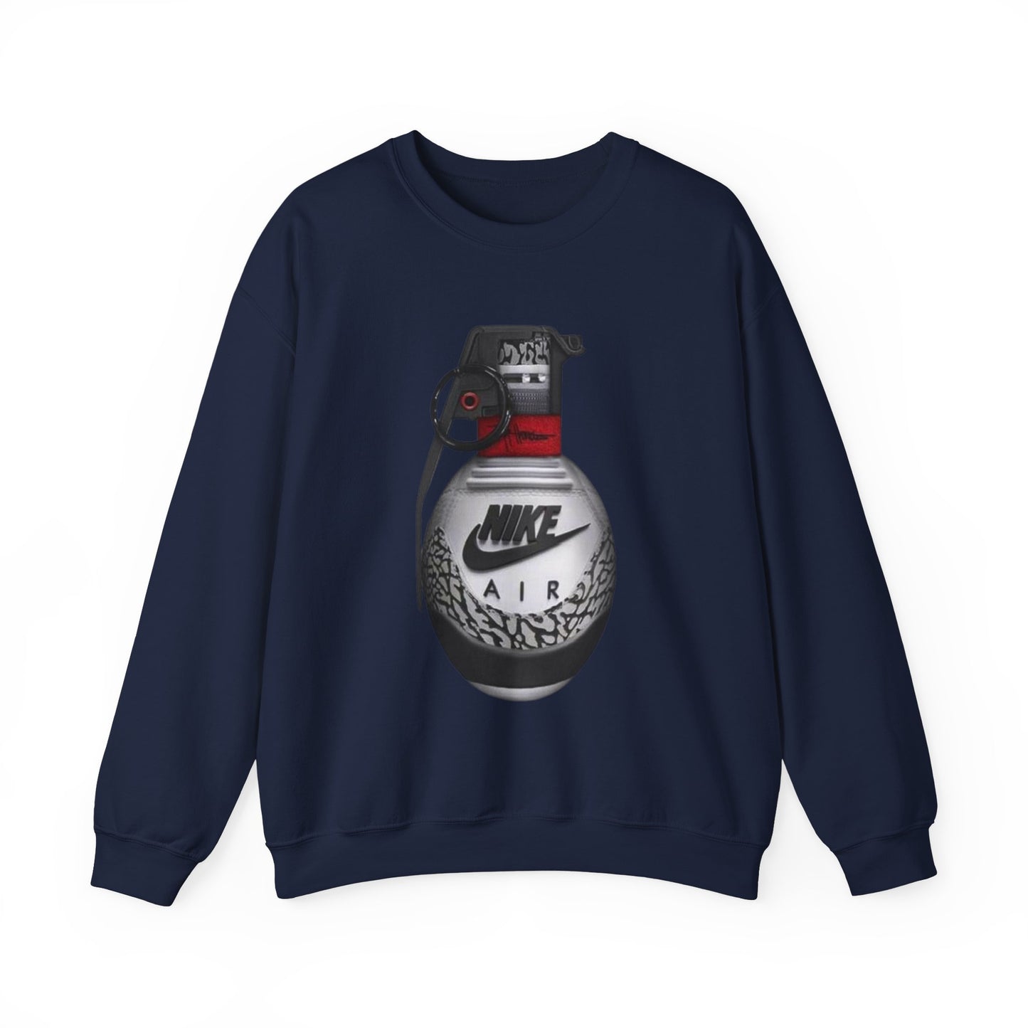 Crewneck Sweatshirt with Nike Granade Design