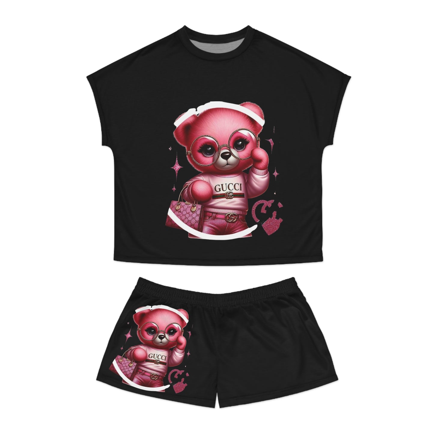 Short Pajama Set - Gucci Teddy Design