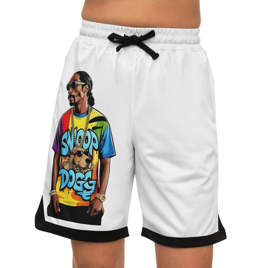 Athletic Shorts with Snoop Dog Design