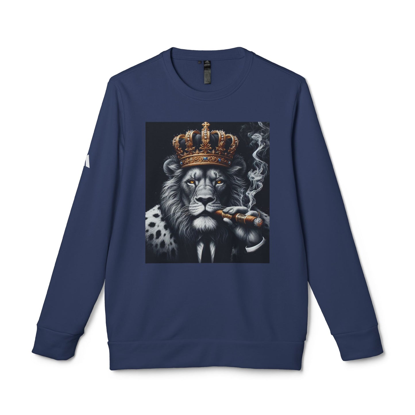 adidas Unisex Fleece Crewneck Sweatshirt lion