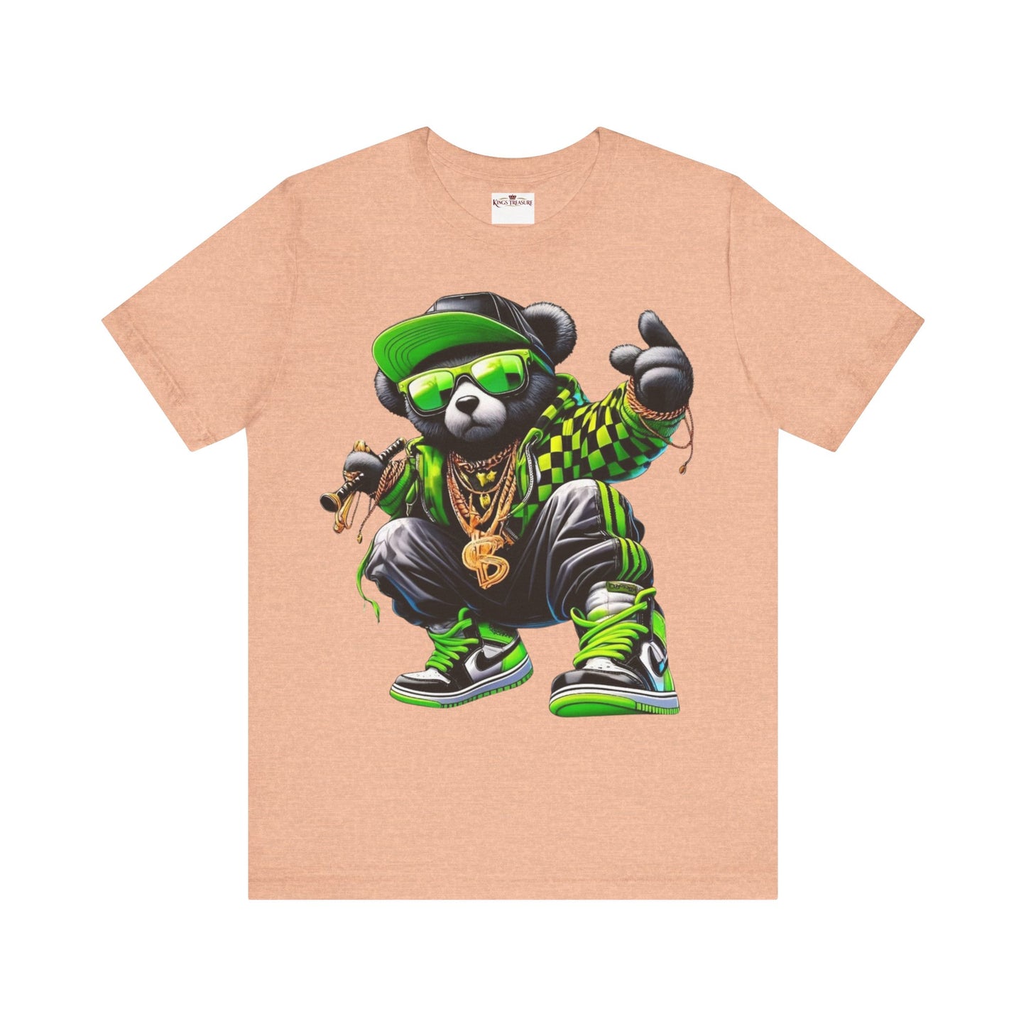 t-shirt the green teddy bear