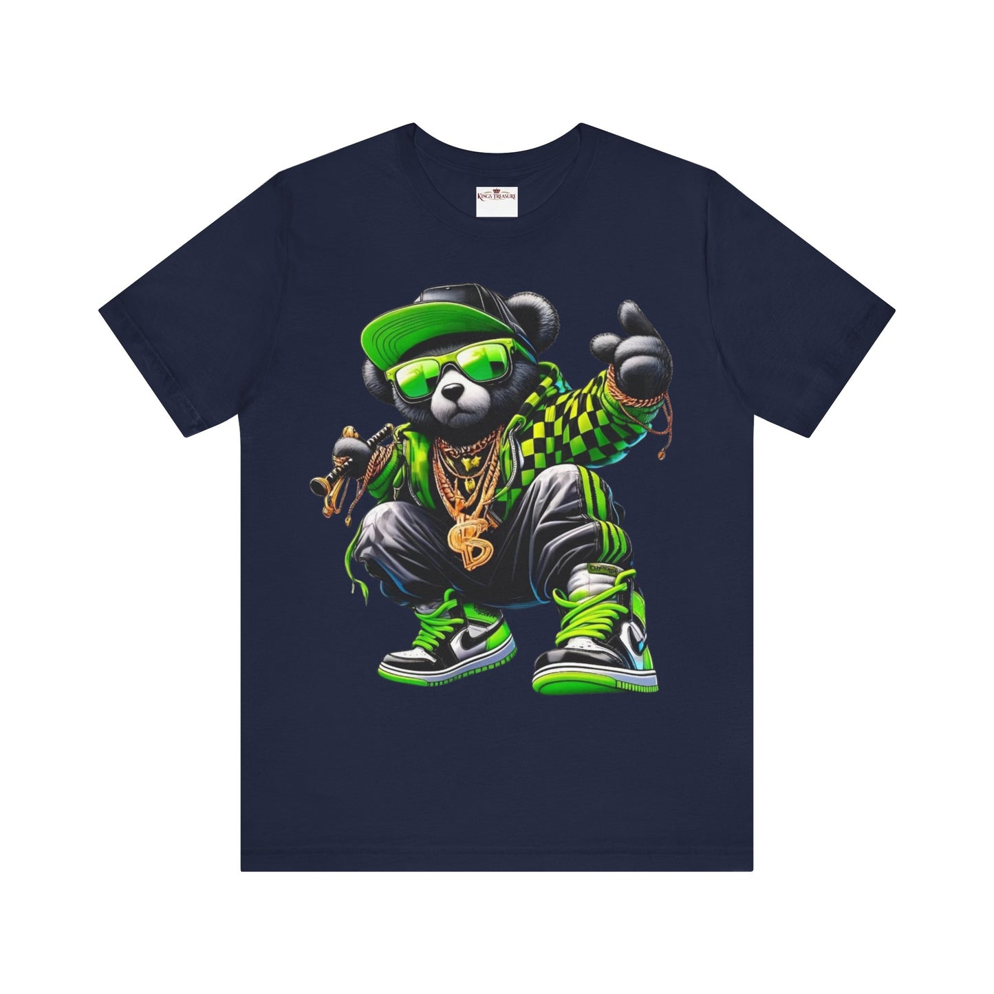 t-shirt the green teddy bear