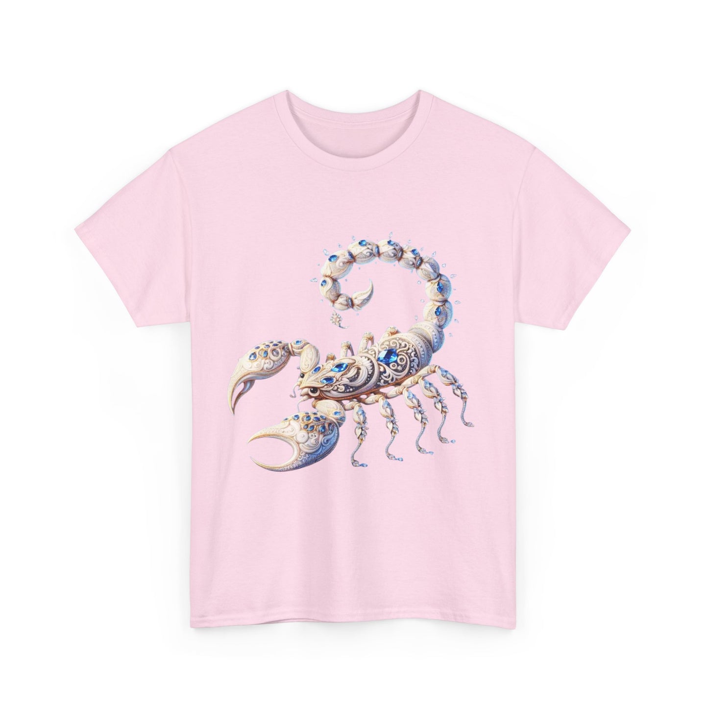 Scorpio Zodiac Unisex Heavy Cotton Tee – Astrology Inspired Casual Wear