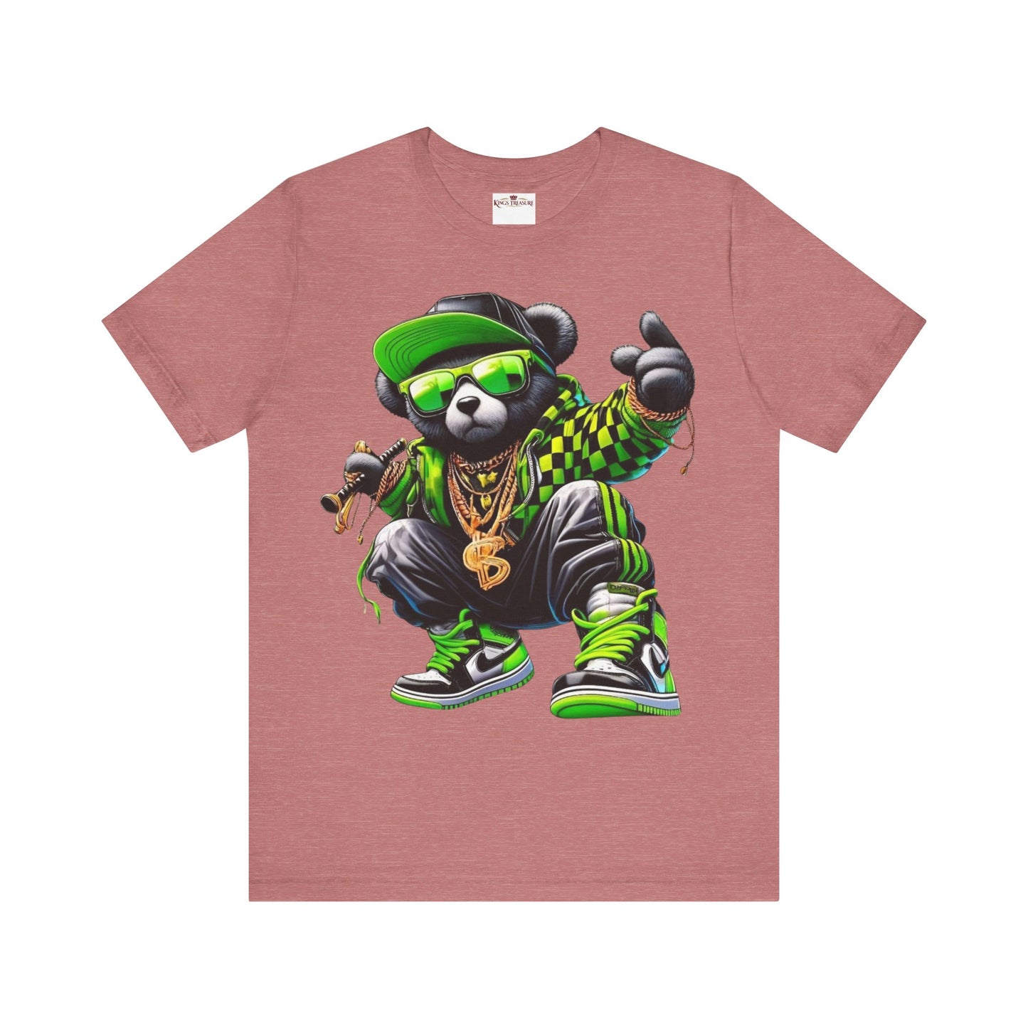 t-shirt the green teddy bear