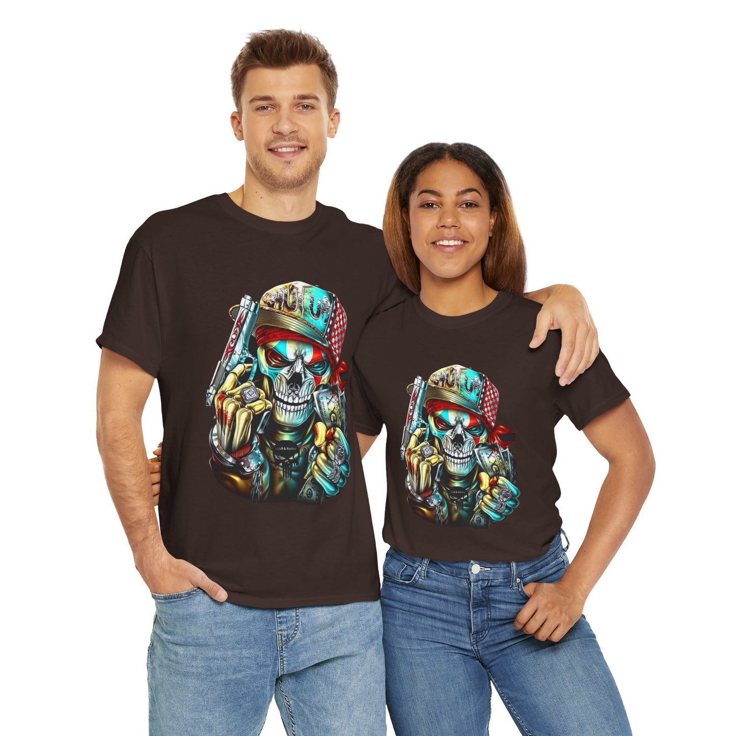 Unisex Heavy Cotton T-shirt the skull