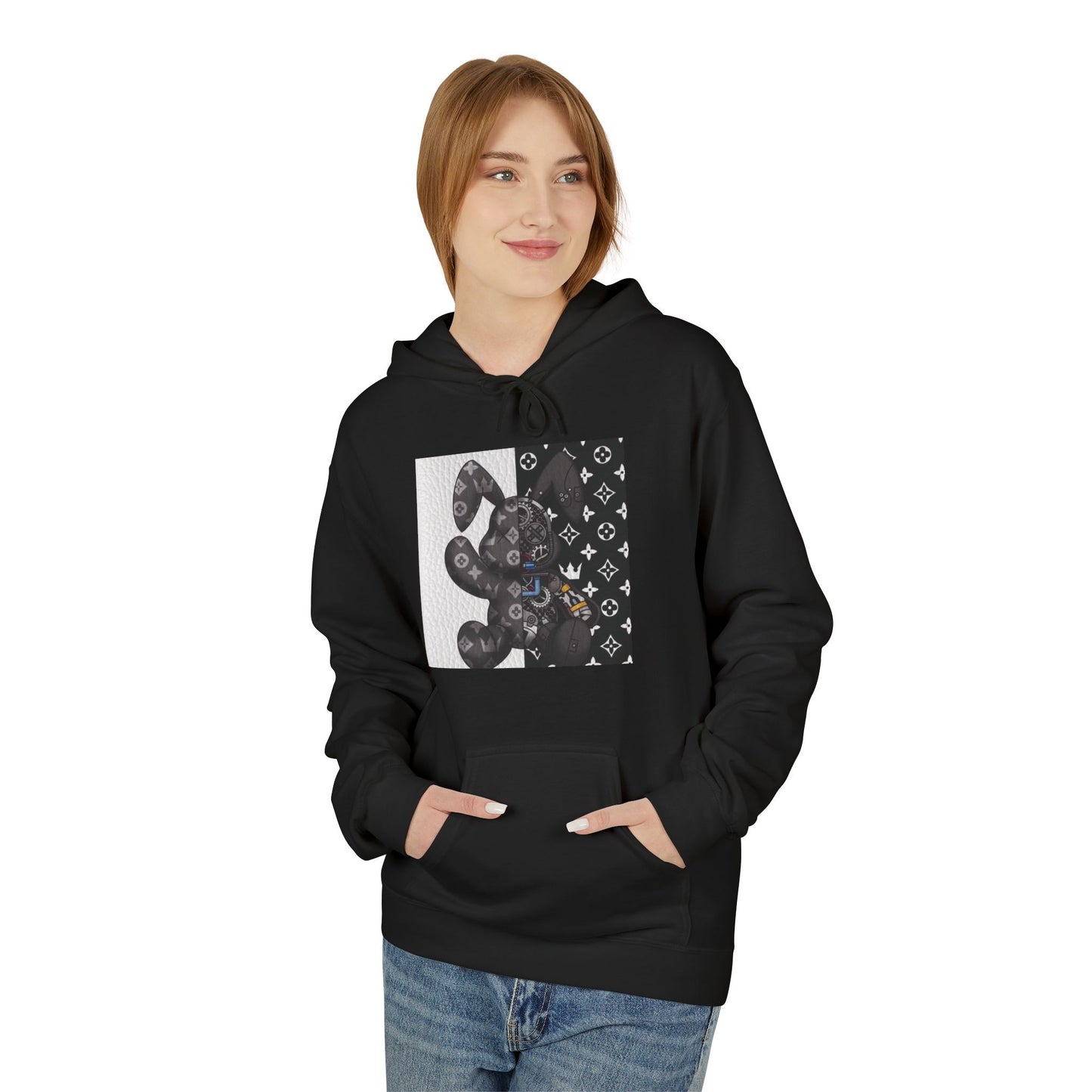 Printed Unisex Fleece Hoodie