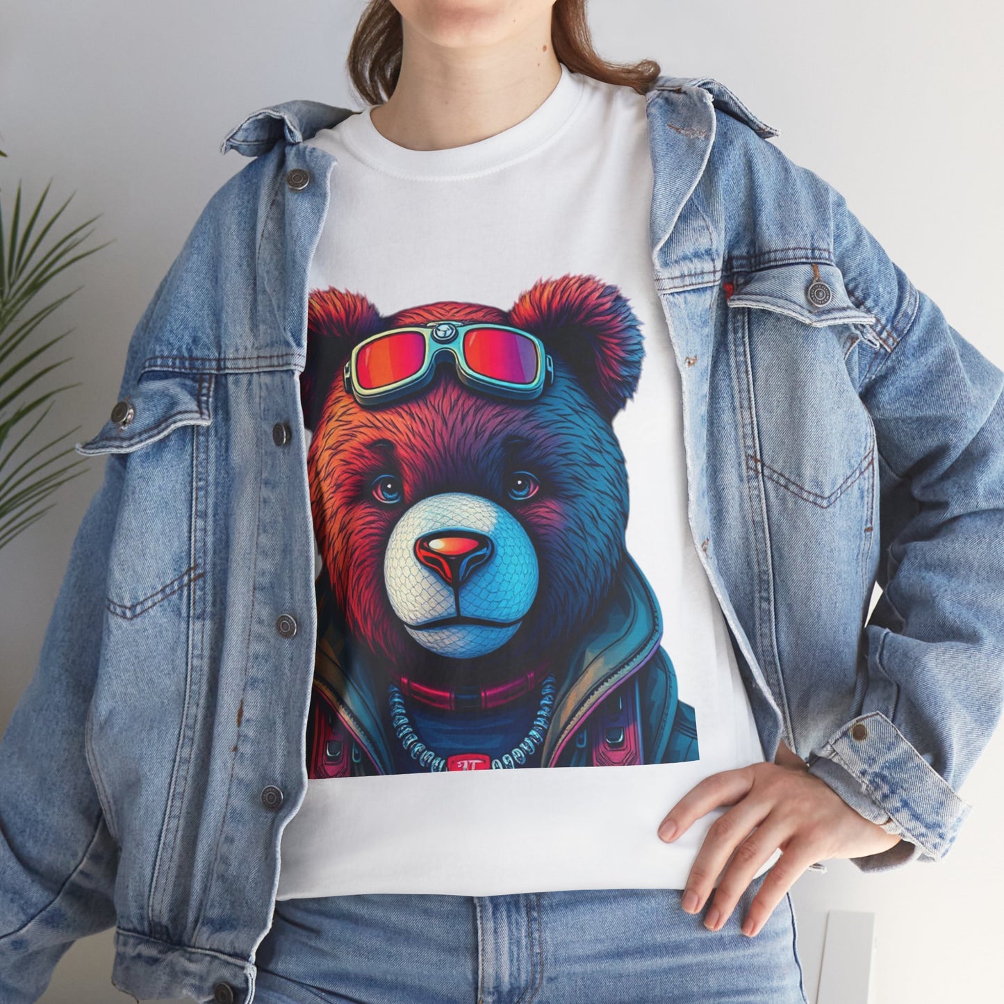 Tee: Hip Hop Teddy Bears Graphic Print