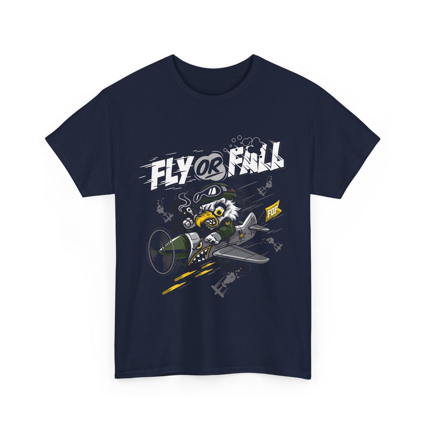 t-shirt fly or fall