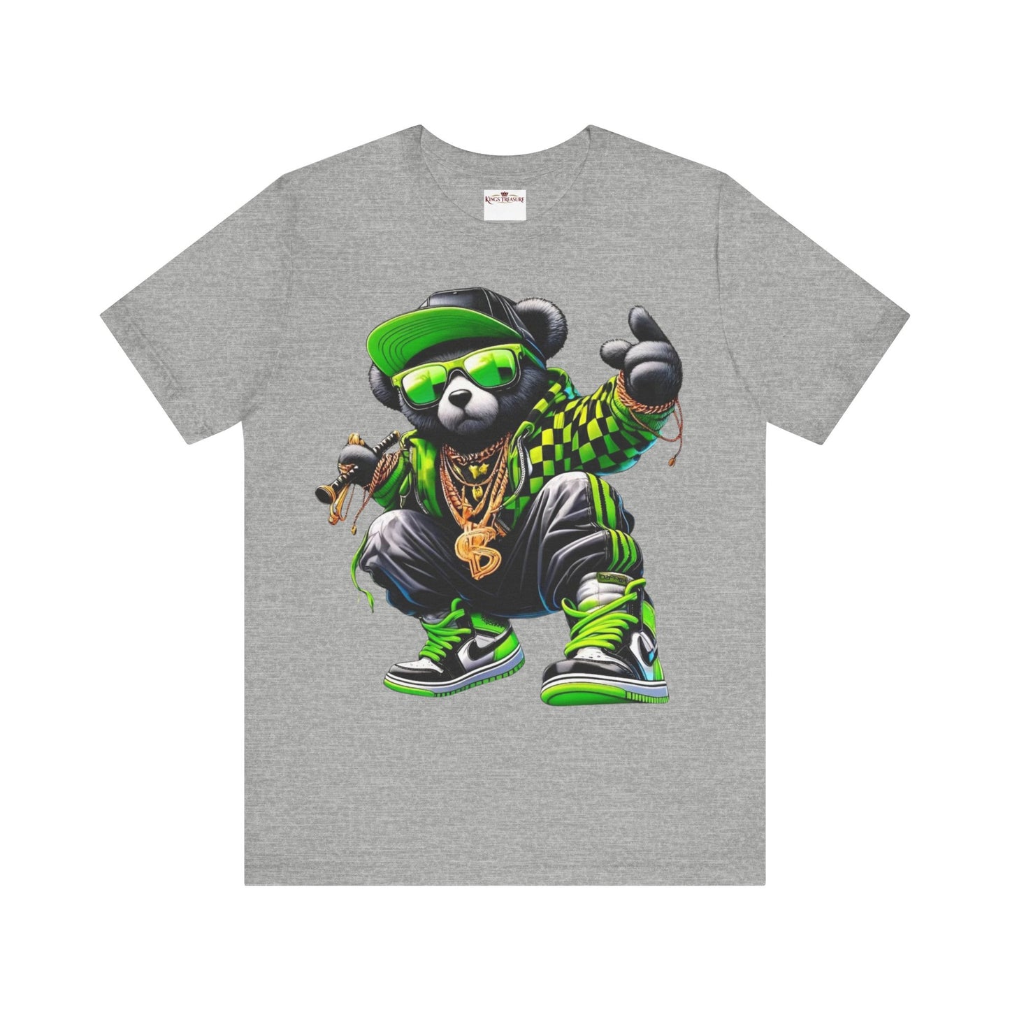 t-shirt the green teddy bear