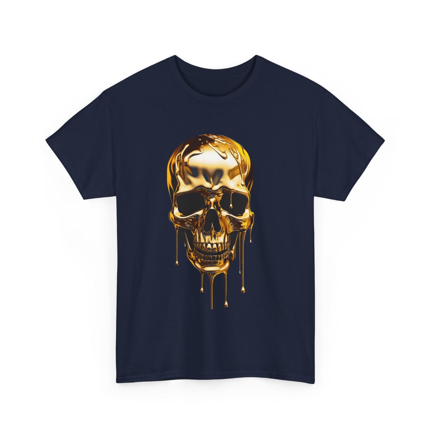 Unisex Heavy Cotton t-shirt gold skull