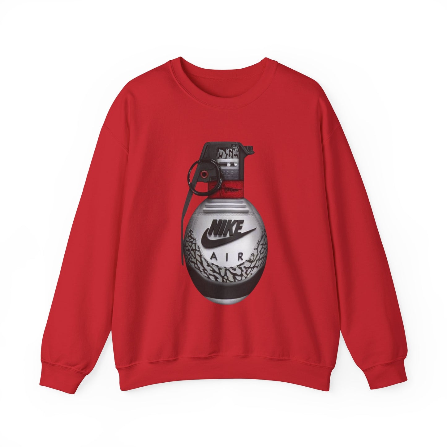 Crewneck Sweatshirt with Nike Granade Design