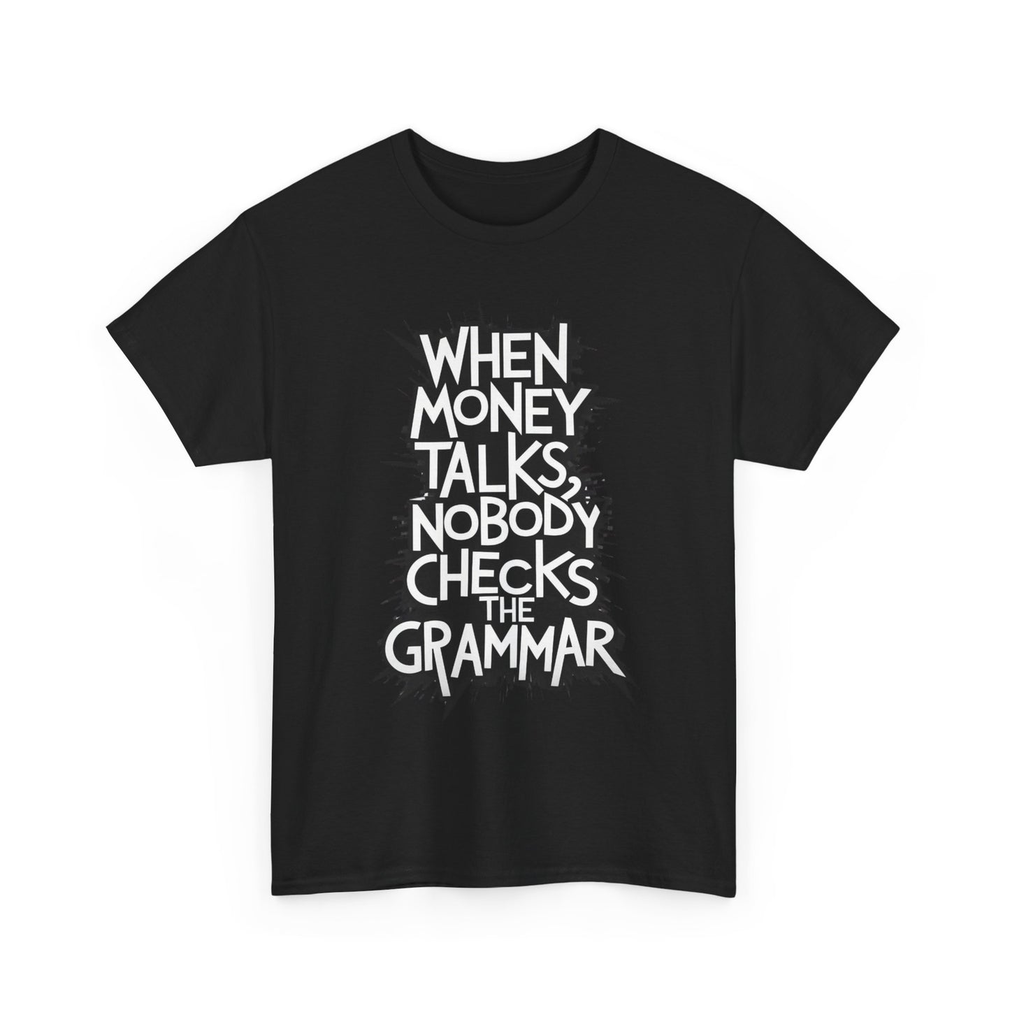 Funny Grammar Quote Unisex Heavy Cotton Tee - Perfect Gift for Writers and Students