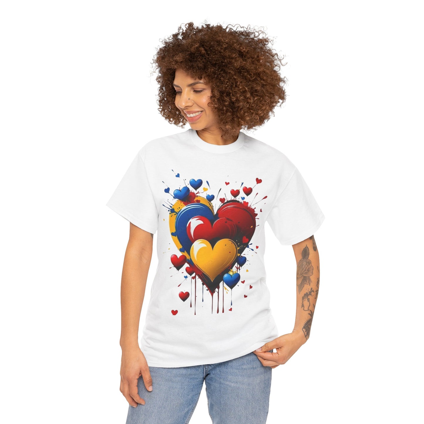 Unisex Heavy Cotton T-shirt hearts