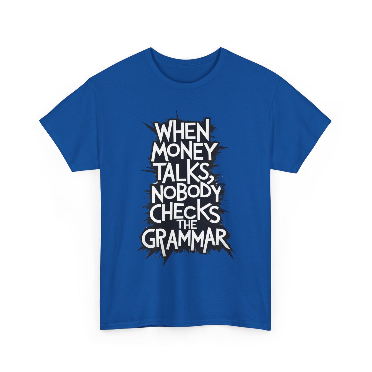 Funny Grammar Quote Unisex Heavy Cotton Tee - Perfect Gift for Writers and Students