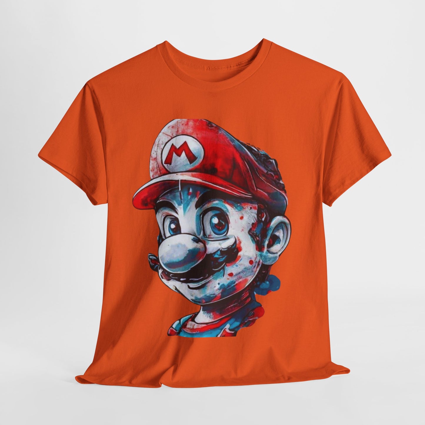 Retro Marios Graphic Unisex Heavy Cotton Tee