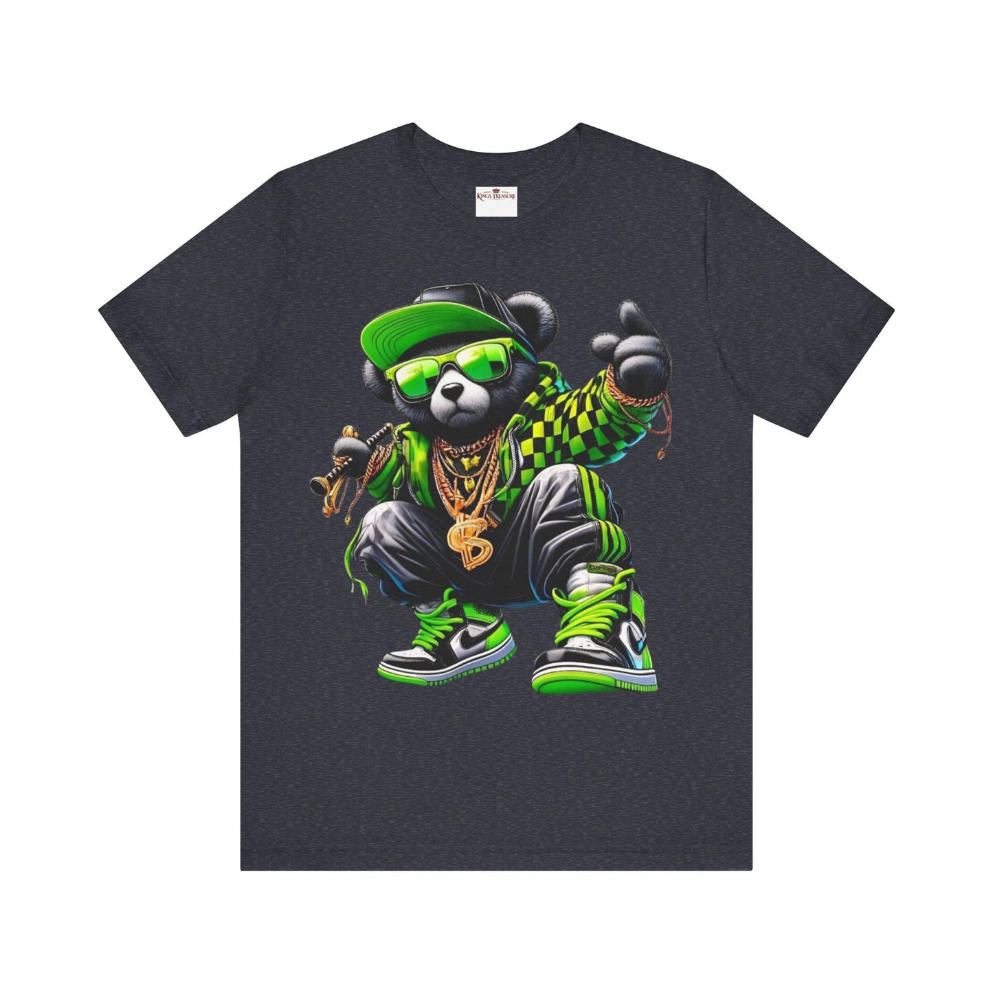 t-shirt the green teddy bear