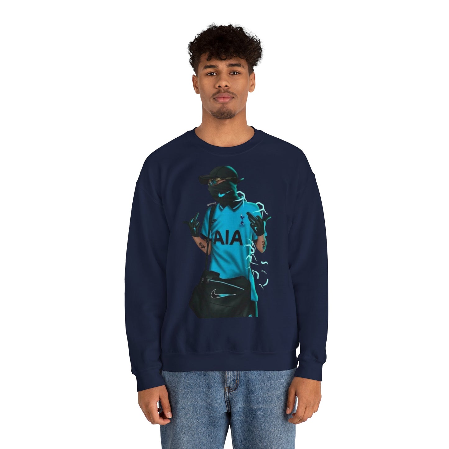 Crewneck Sweatshirt NIKE BLUE MAN Design