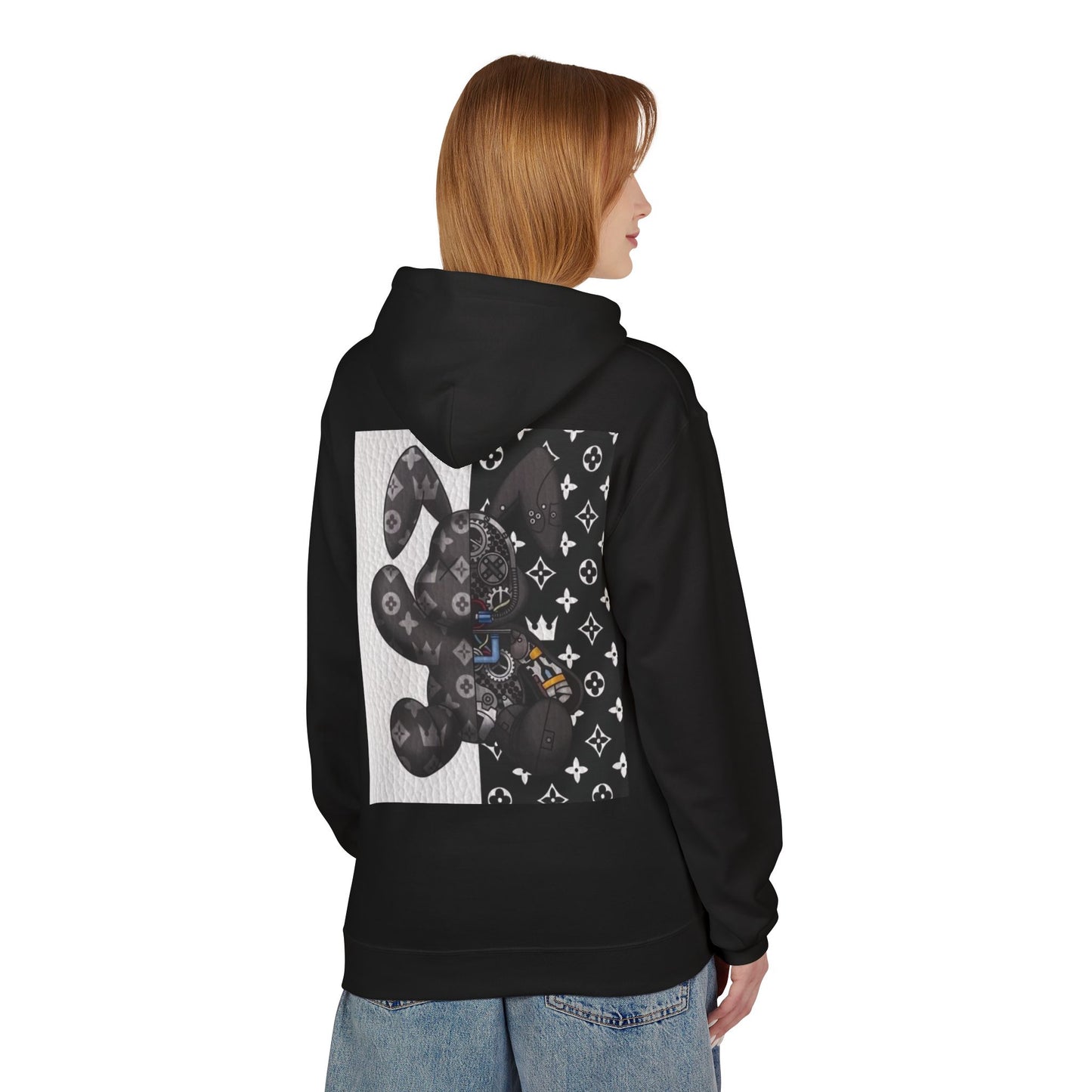 Printed Unisex Fleece Hoodie