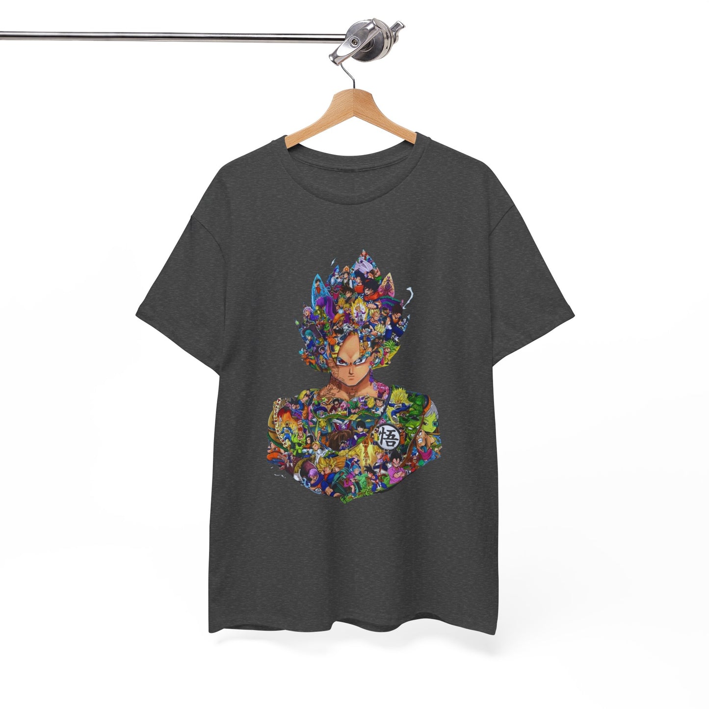 Vibrant Anime Graphic Tee - Unisex Heavy Cotton T-Shirt