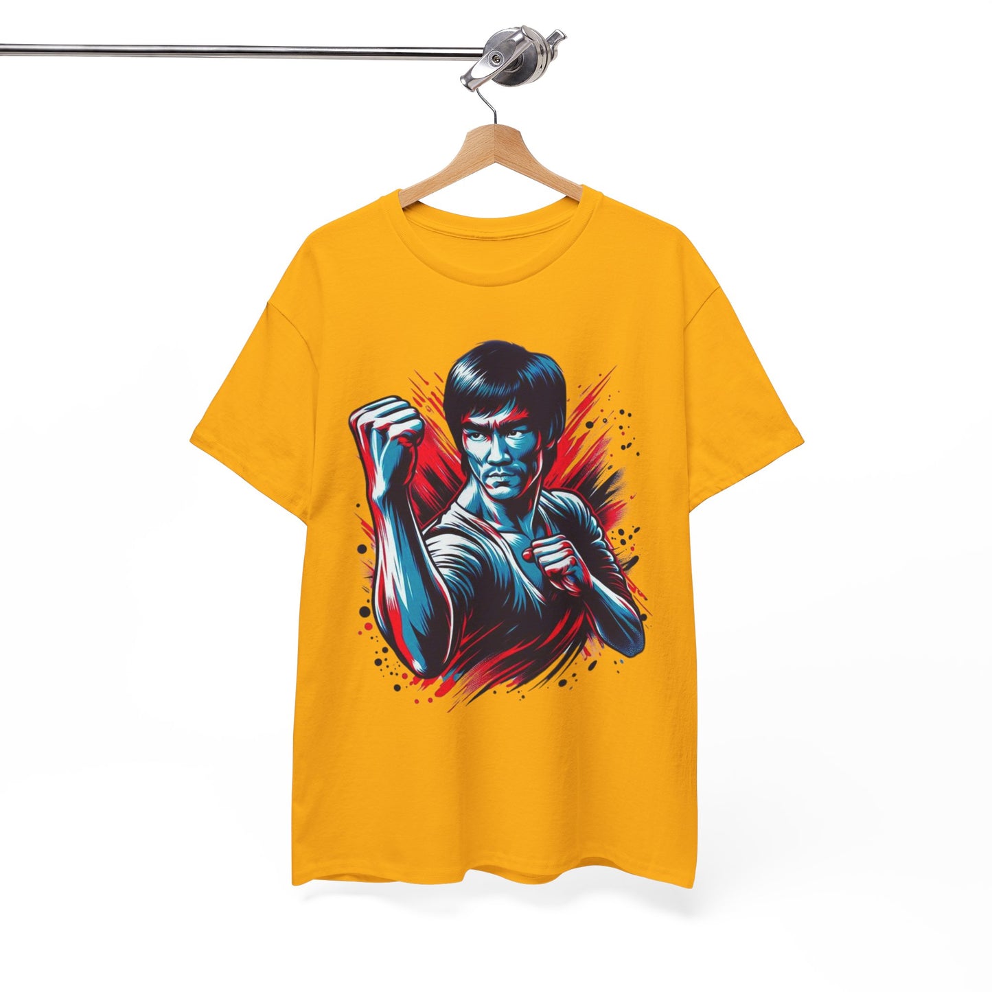 Unisex Heavy Cotton Tee - Bruce Lee Inspired Martial Arts Graphic T-Shirt