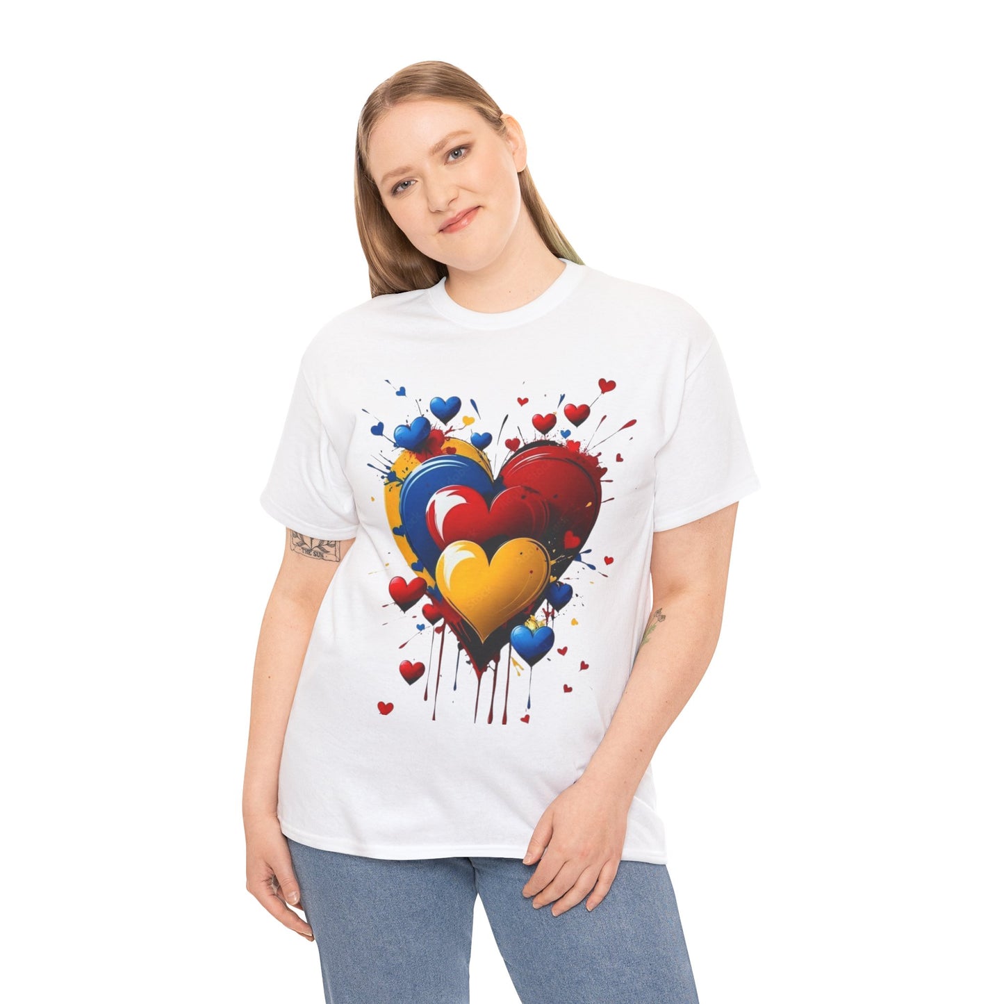 Unisex Heavy Cotton T-shirt hearts