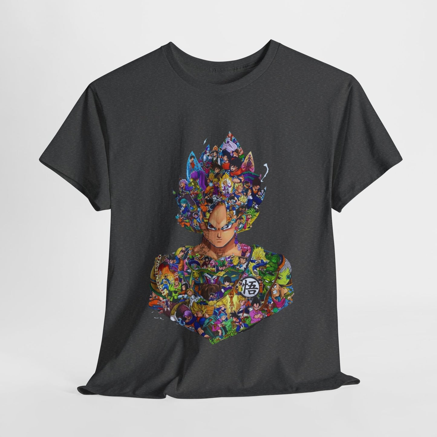 Vibrant Anime Graphic Tee - Unisex Heavy Cotton T-Shirt