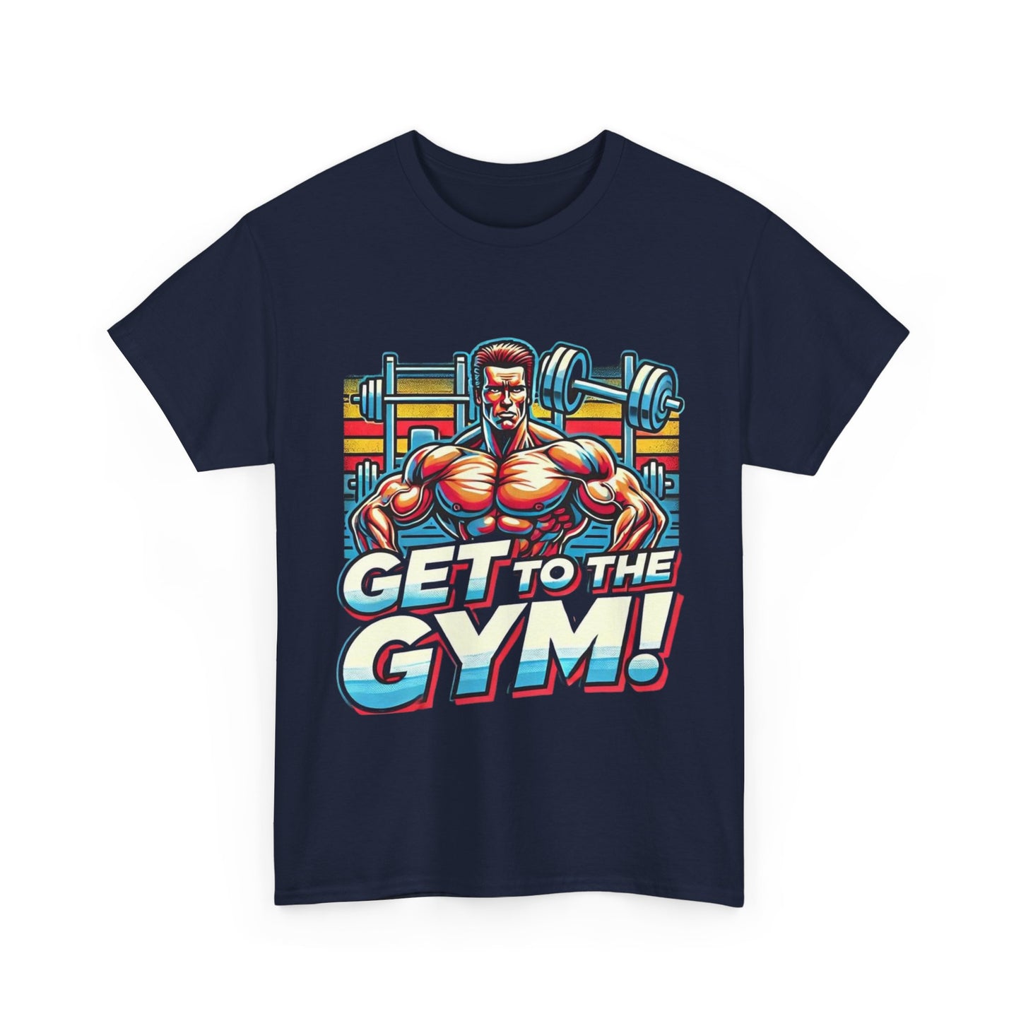 Get to the Gym Unisex Heavy Cotton Tee - Motivational Workout Shirt