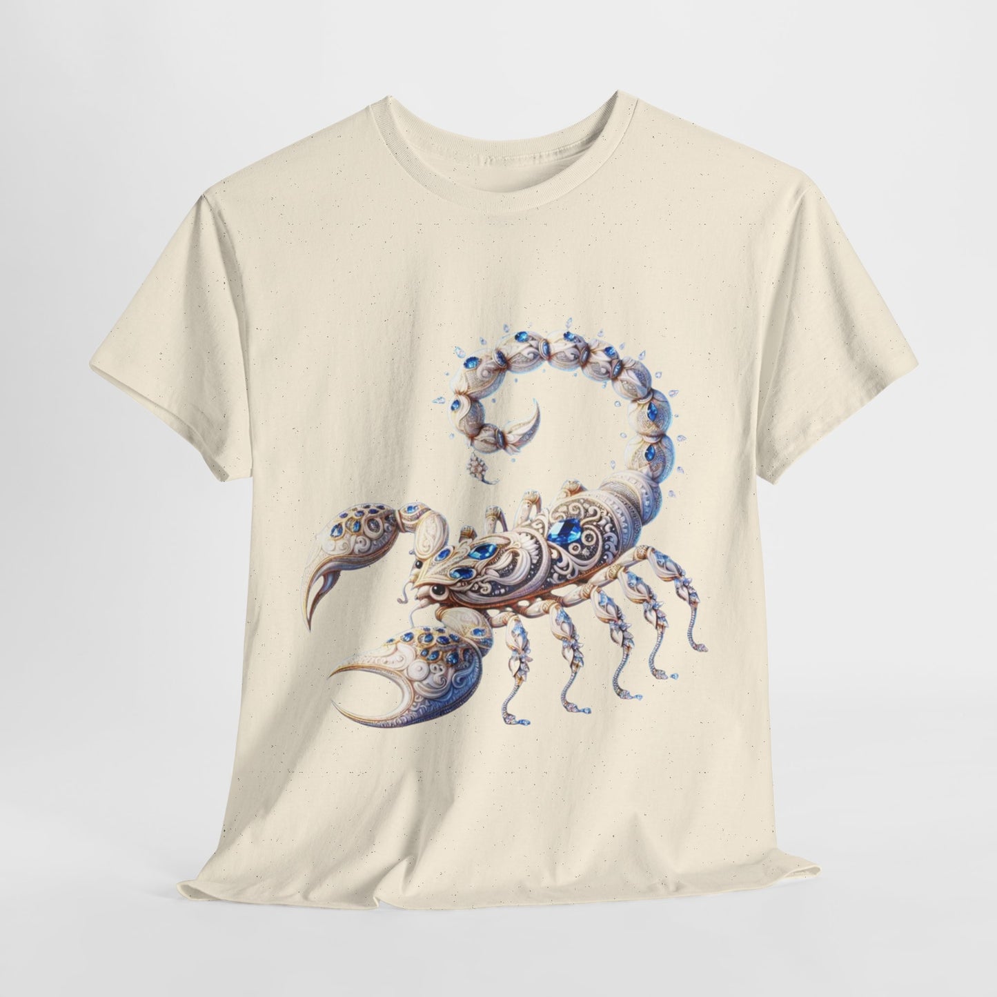 Scorpio Zodiac Unisex Heavy Cotton Tee – Astrology Inspired Casual Wear