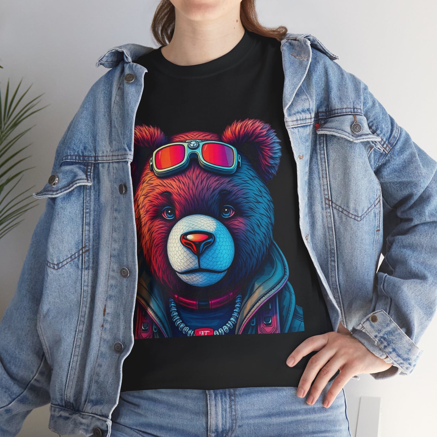 Tee: Hip Hop Teddy Bears Graphic Print