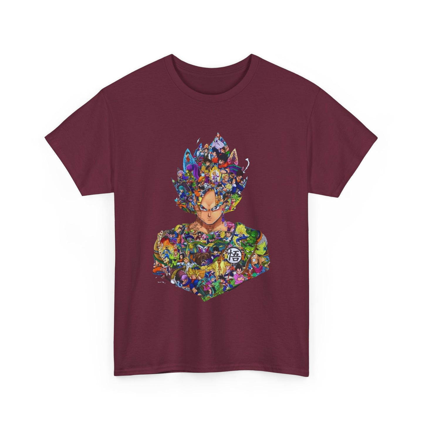 Vibrant Anime Graphic Tee - Unisex Heavy Cotton T-Shirt