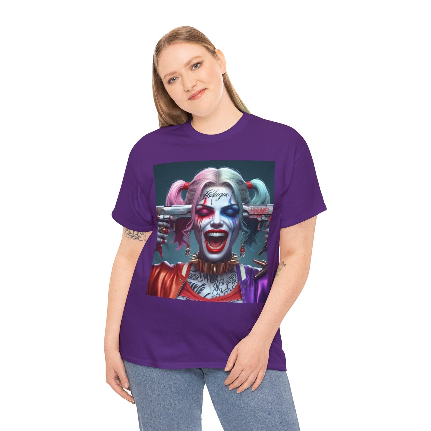 Unisex Heavy Cotton T-shirt joker lady