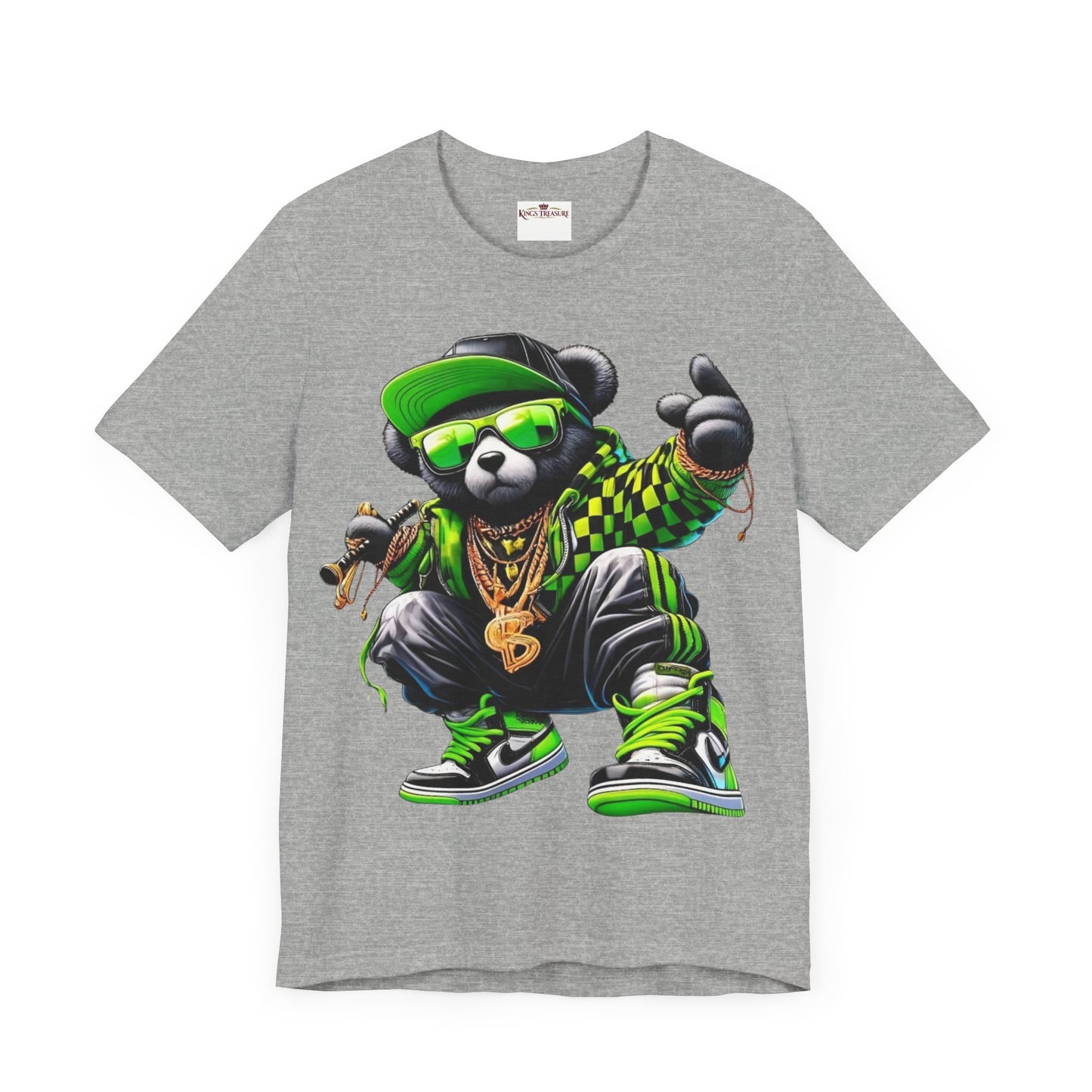 t-shirt the green teddy bear