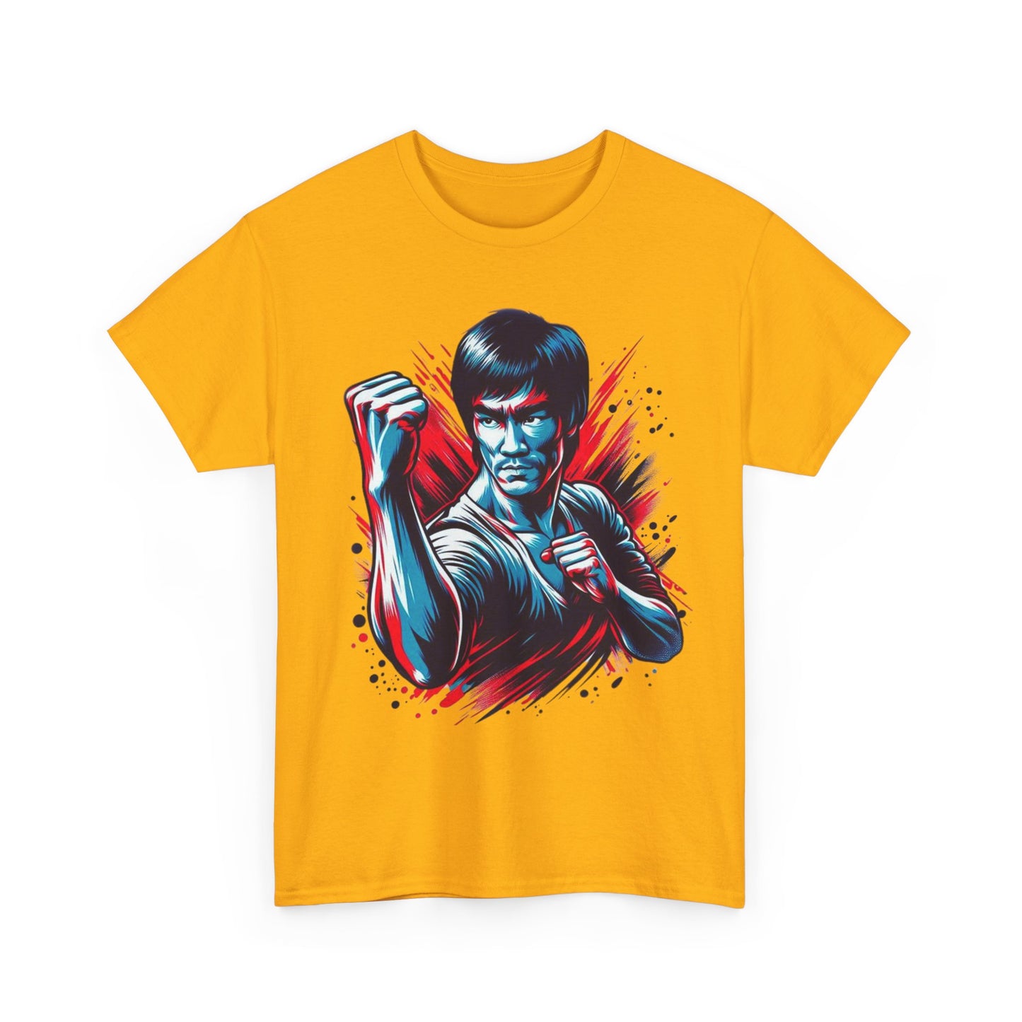 Unisex Heavy Cotton Tee - Bruce Lee Inspired Martial Arts Graphic T-Shirt